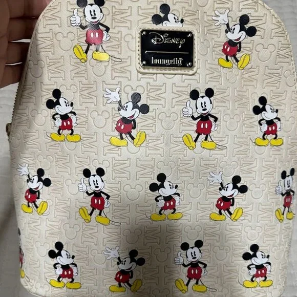 Loungefly Disney Mickey Mouse backpack and wallet - Picture 2 of 6